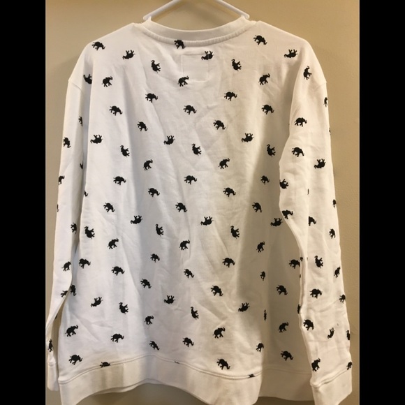 NWT Ivory Ella Elephant Logo Sweatshirt ch - Picture 4 of 10